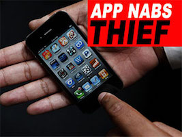 iPhone helped police nab the thief!